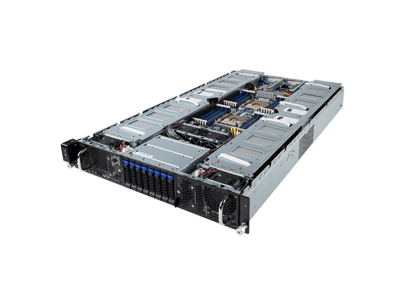 6NG291280MR-00  Gigabyte Rack Server G291-280 2U, 8x Dual Slot GPU Support, 2x LGA3647, C621, 24x DDR4(2933), 8x2.5'' HS HDD/ SSD RAID, 8x PCIE x16, 2x 10GBase-T, Mlan, 2x USB 3.0, COM, VGA, 2x 2200W (6NG291280MR-00-163) (263171)