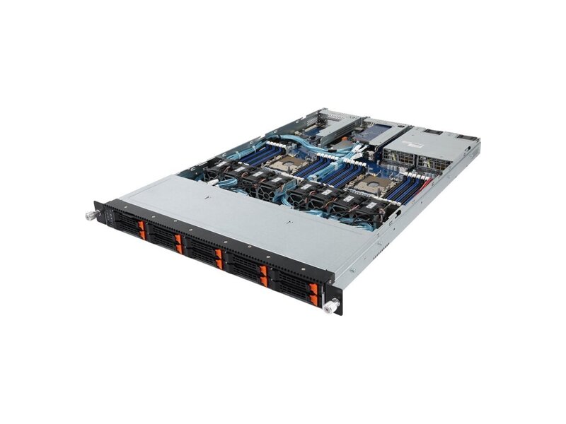 6NR181NA0MR-00  Серверная платформа Gigabyte R181-NA0 1U Socket LGA3647 Narrow ILM Xeon Platinum 82xx LRDIMM DDR4, Registered DDR4 2x 1 Гбит / с IPMI, KVM-over-LAN