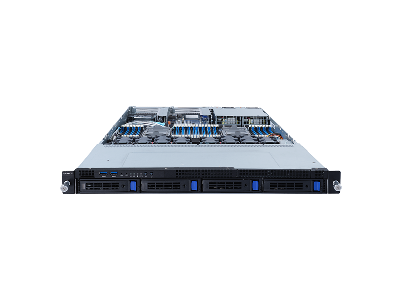 6NR182340MR-00-101  Серверная платформа Gigabyte R182-340 1U 2x LGA 4189 (Socket P+) 3rd Intel; 4 x 3.5'' or 2.5'' SATA/ SAS HS HDD/ SSD bays (SAS card is req); DDR4 32xDIMM (RDIMM / LRDIMM); 2xPCIe Gen4x16 + 1 x OCP 3.0x16 mezzanine slot + 1 x OCP 2.0x8 mezzanine slot