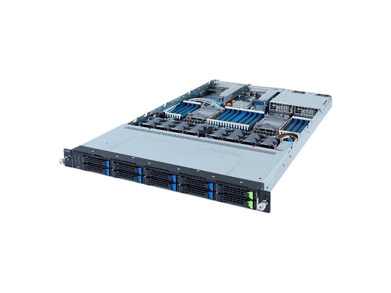 6NR182N20MR-00  Gigabyte Rack Server R182-N20 Dual Intel Xeon Scalable 3rd Gen/ 32x DIMMs/ 2x 1Gb/ s LAN ports/ 1x management port/ 8 x 2.5'' SATA/ SAS HDD/ SSD bays/ 2x 2.5'' SATA/ SAS/ Gen4 NVMe HDD/ SSD bays/ 2x PCIe Gen4x16 expansion slots/ 1x OCP 3.0 Gen4x16 slot/ 1x 