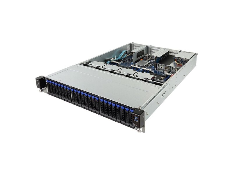 6NR2812O0MR-00  Gigabyte Rack Server R281-2O0 Dual Intel Xeon Scalable 2nd Gen, 24x DIMMs, Dual 1Gb/ s LAN ports (Intel® I350-AM2) + management LAN, 24 x 2.5'' SATA +2x 2.5'' Rear, Dual 1200W 80 PLUS Platinum PSU 2U