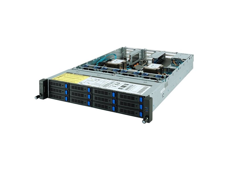 6NR2813C1MR-00  Gigabyte Rack Server 2U R281-3C1 Socket LGA3647 Narrow ILM Xeon Platinum 82xx/ LRDIMM DDR4, 3DS LRDIMM DDR4, Registered DDR4, 3DS RDIMM DDR4 12 x HotSwap 3.5'' 14 x HotSwap 2.5'' 2x 1 Гбит / с IPMI, KVM-over-LAN