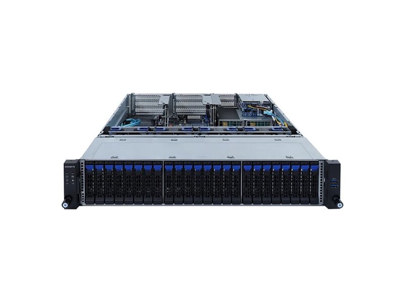 6NR2822O0MR-00  Gigabyte Rack Server R282-2O0 Dual Intel Xeon Scalable 3rd Gen, 32x DIMMs, 2 x 1Gb/ s LAN ports (Intel® I350-AM2) + 1x management LAN, 24x 2.5'' SATA + 2x 2.5'' Rear, Dual 1600W 80 PLUS PSU 2U