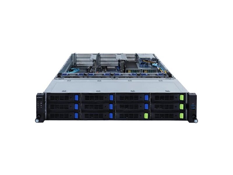 R282-3CA  Серверная платформа Gigabyte R282-3CA/ 2U/ 2xIntel Xeon Scalable 3rd Gen/ 32xDIMM DDR4 3200 MHz/ C621A/ 4 x 3.5''/ 2.5'' Gen4 NVMe/ SATA/ SAS/ HS/ 8 x 3.5''/ 2.5'' SATA/ SAS/ HS/ 2 x 2.5'' SATA/ SAS/ HS/ 6 x FHHL PCI-E Gen4 x8/ x16/ 2 x LP PCI-E Gen4 x8/ OCP N