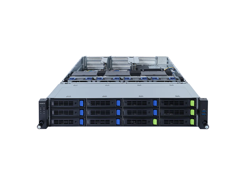 6NR282G30MR-00-101  Серверная платформа Gigabyte R282-G30 2U, 12x3.5''/ 2.5'' hsb (8xSAS/ SATA+4xSATA/ SAS/ NVMe), 2xLGA4189 Socket P+ (3rd Intel); 32 DDR4, 5xPCIe x16 (3xGPU supported) + 2xOCP 2 and 3, Aspeed AST2600, I350-AM2 2x1G, 2x2400W (C19 power cord not included)