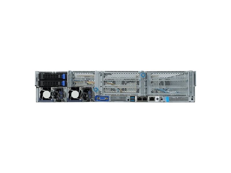 6NR282Z92MR-00  Gigabyte Rack Server R282-Z92, Rack, 2U, MZ92-FS0, 2xSP3, 24x2.5'' (24xNVMe), 2x1GbE, 32хDIMM DDR4, 3xPCIe-X16, 2x1600Вт 2