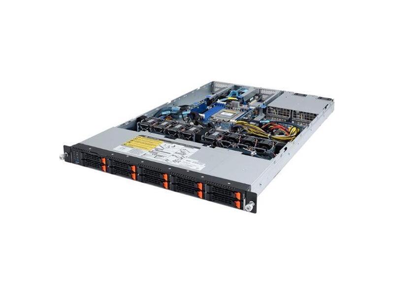 6NR162Z10MR-00  Gigabyte Rack Server 1U R162-Z10 8-Channel RDIMM/ LRDIMM DDR4, 8 x DIMMs, 2 x 1Gb/ s LAN ports (Intel® I350-AM2), 1 x Dedicated management port, 6 x 2.5'' Gen3 NVMe/ SATA hot-swappable bays, 4 x 2.5'' Gen3 NVMe hot-swappable bays, 3 x M.2 slots with PCIe Ge