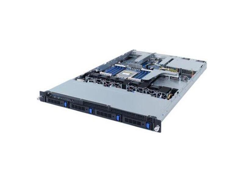 6NR162ZA0MR-00  Gigabyte Rack Server 1U R162-ZA0 8-Channel RDIMM/ LRDIMM DDR4, 16 x DIMMs, 2 x 1Gb/ s LAN ports (Intel® I350-AM2), 1 x Dedicated management port, 4 x 3.5/ 2.5'' SATA hot-swappable bays, 1 x M.2 slot with PCIe Gen4 x4 interface, 2 x FHHL PCIe Gen4 x16 and x