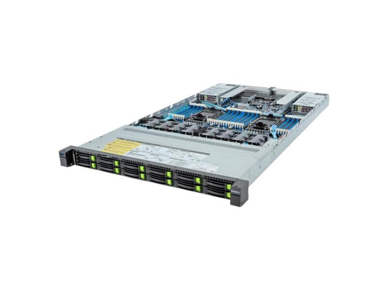 R183-S92-AAD1  Gigabyte Rack Server 1U R183-S92-AAD1 2x 4th Gen Intel Xeon Scalable, 32x DDR5 2x 1600W 12x 2.5'' SAS/ SATA Hot-swap