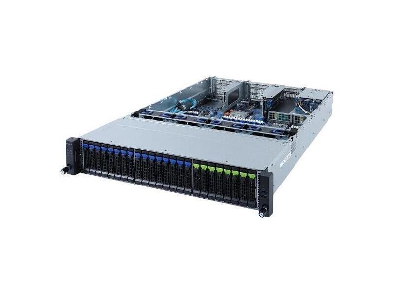 6NR282N81MR-00  Gigabyte Rack Server R282-N81 Dual Intel Xeon Scalable 3rd Gen/ 32x DIMMs/ 2x 1Gb/ s LAN ports/ 1x management port/ 16x 2.5'' SATA/ SAS HDD/ SSD bays/ 8 x 2.5'' SATA/ SAS/ Gen4 NVMe HDD/ SSD bays/ 2x 2.5'' SATA/ SAS HDD/ SSD bays in rear side/ Onboard 12Gb/ 