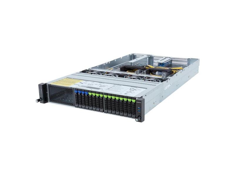 R283-SF1-AAL1  Gigabyte Rack Server 2U R283-SF1-AAL1 DDR5 R283-SF1-AAL1 Supports up to 4 x Dual slot Gen5 GPUs, Dual 5th/ 4th Gen Intel Xeon Scalable Processors, Dual Intel Xeon CPU Max Series, 8-Channel DDR5 RDIMM, 32 x DIMMs, Dual ROM Architecture, 12 x 2.5'' Gen5 NVMe