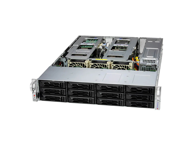 SYS-621C-TN12R.  Supermicro SYS-621C-TN12R/ 2x4410Y/ 4x64Gb/ 1x1, 92Tb NVMe/ 2x10Gb SFP+/ SFT-DCMS-SINGLE/ 4th config