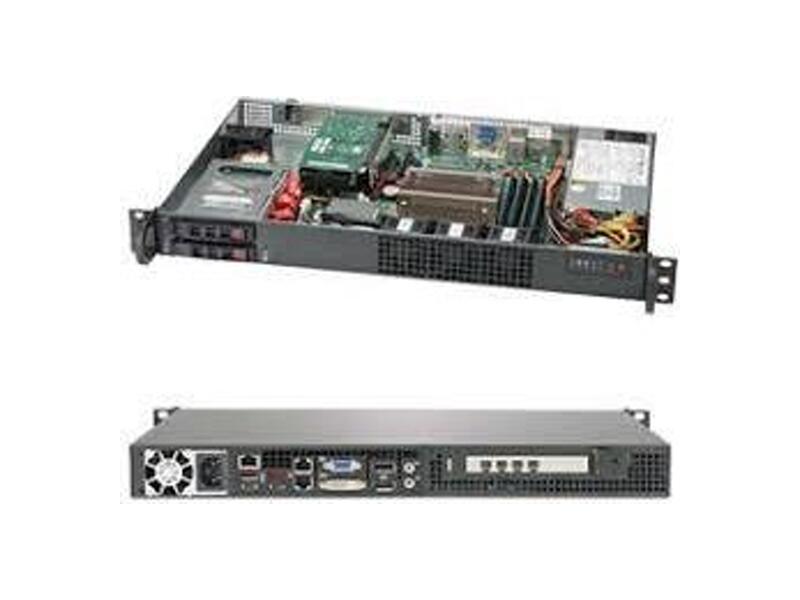 SYS-1019C-HTN2  Supermicro SuperServer 1U 1019C-HTN2, Single Socket H4 (LGA 1151), 4x DIMM, 2 GbE LAN ports, 1 dedicated IPMI LAN, 2 HS 2.5'' SATA3, 1 PCI-E 3.0 x16, 200W