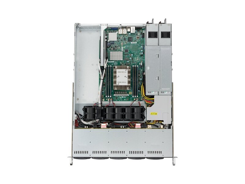 SYS-1019P-WTR  Supermicro SuperServer 1U 1019P-WTR no CPU(1) Scalable/ TDP 70-205W/ no DIMM(6)/ on board C622 RAID 0/ 1/ 5/ 10/ no HDD(10)/ 2x10GE/ 2xPCIEx16, 1xPCIEx8/ 2xR500W Platinum 3