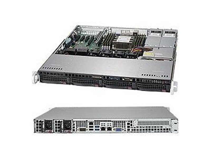 SYS-5019P-MTR  Supermicro SuperServer 1U 5019P-MTR noCPU(1) Scalable/ TDP 70-205W/ no DIMM(8)/ on board C622 RAID 0/ 1/ 5/ 10/ no HDD(4)/ 2x10GE/ 1xPCIEx16/ 2xR400W Platinum