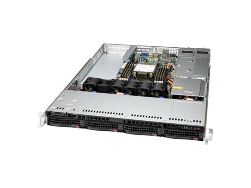 SYS-510P-WTR  Supermicro SuperServer 1U 510P-WTR LGA-4189, TDP 270W, Intel C621A, 8xDDR4, 4x 3.5'' NVMe/ SATA drive bays (4x3.5'' NVMe hybrid), SATA3 (6Gbps), 2xPCI-E 4.0 x16 FHFL, 1 PCI-E 4.0 x16 LP, 2xRJ45 10GBase-T, 1xRJ45 IPMI, 5xUSB 3.2, 4xUSB 2.0, 1xVGA, 2 COM, 2x5