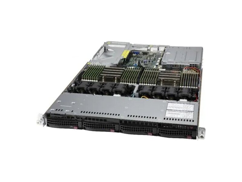 AS-1024US-TRT  SuperMicro Superserver AS-1024US-TRT Dual AMD EPYC 7003/ 7002 CPU/ 32x Reg ECC DDR4 3200MHz/ Dual 10GBase-T LAN Intel X710-AT2/  4 hot-swap 3.5'' SATA3/ NVMe/ SAS3/ 2x 1000W Redundant PSU Titanium Level
