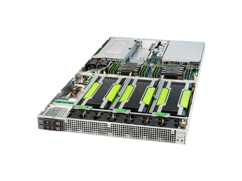 SYS-1029GQ-TRT  Supermicro SuperServer 1U 1029GQ-TRT Dual Skt Xeon Scalable/ 12x DIMM/ on board C621 SATA3 RAID 0,1,5,10/ 2x 2.5'' Hot-swap SAS/ SATA/ 2x 10GBase-T LAN/ 4 PCI-E 3.0 x16 (FHFL), 2 PCI-E 3.0 x16 (LP)/ R2000W 0