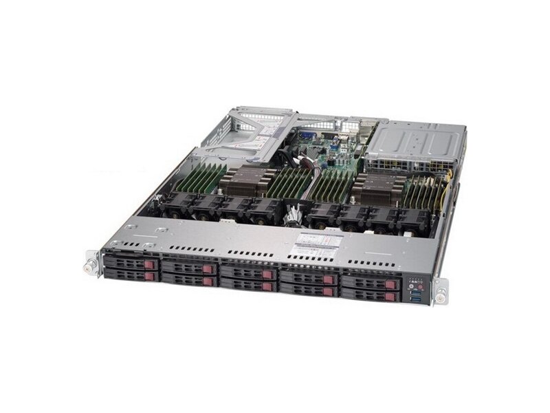SYS-1029U-TR4T  SuperMicro Superserver SYS-1029U-TR4T Dual Socket P (LGA 3647) 2nd Gen Intel® Xeon® Scalable (Cascade Lake/ Skylake)24 DIMMs; up to 6TB 3DS ECC DDR4-2933MHz† RDIMM/ LRDIMM, Supports Intel® Optane
