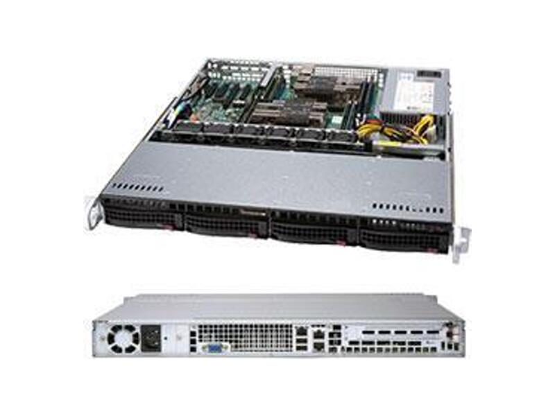 SYS-6019P-MT  Supermicro SuperServer 1U 6019P-MT no CPU(2) Scalable/ TDP 70-140W/ no DIMM(8)/ on board C621 RAID 0/ 1/ 5/ 10/ no HDD(4)/ 2xGE/ 1xPCIEx8/ 1x500W