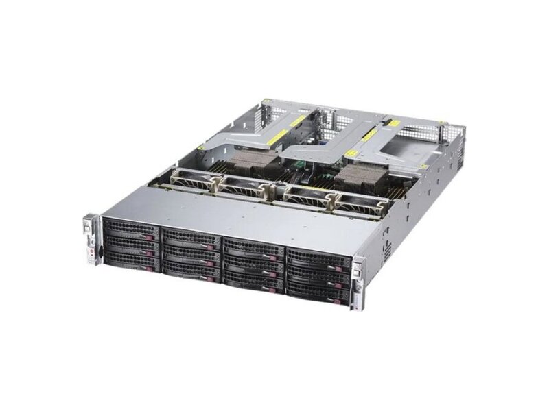 AS -2023US-TR4  SuperMicro SuperServer 2U AS -2023US-TR4 Dual AMD EPYC 7001/ 7002, 32 DIMMs, 1x PCI-E 3.0 x16 (FHFL), 5x PCI-E 3.0* x8 (FHFL), 1x PCI-E 3.0* x8 (LP), 1 PCI-E 3.0* x8 (internal LP), 12x 3.5'', 4x 1000Base-T LAN, OOB, 2x1600W