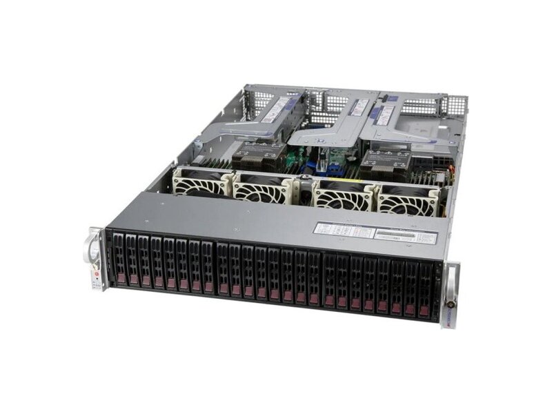 SYS-220U-TNR  Supermicro Ultra SuperServer 2U 220U-TNR noCPU(2)3rd Gen Scalable/ TDP 270W/ no DIMM(32)/ 8 NVMe+ 16 SATA(CBL-KIT-220U-TNR-8)/ 2x10GbE/ 2 PCIEx8, 1 PCIEx16(2UR68G4-I2XT)/ 2x1600W/ SFT-OOB-LIC