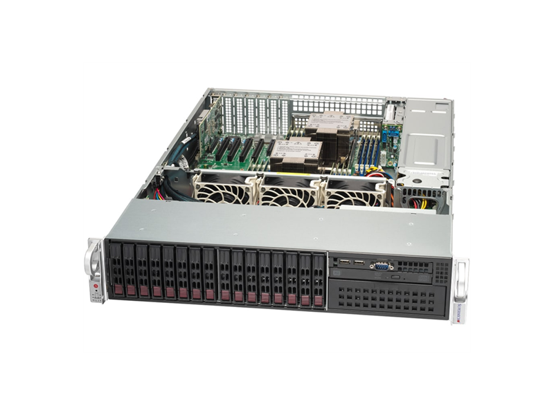 SYS-221P-C9RT  Серверная платформа Supermicro SuperServer 2U SYS-221P-C9RT noCPU(2)4rd Gen Xeon Scalable/ TDP 300W/ no DIMM(16)/ 3908HW HDD(8)SFF+SATARAID HDD(8)SFF/ 2xM.2 NVMe 5xLP/ 2x10GbE/ 2x1200W