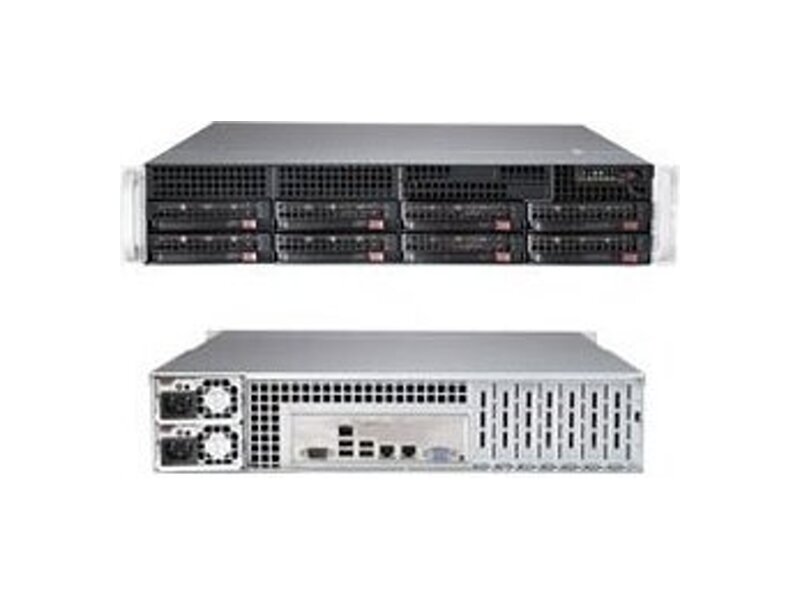 SYS-6028R-TRT  Supermicro SuperServer 2U 6028R-TRT no CPU(2) E5-2600v3/ v4/ no DIMM(16)/ on board C612 RAID 0/ 1/ 5/ 10/ no HDD(8)/ 2x10GE/ 3xPCIEx16, 3xPCIEx8/ 2x740W