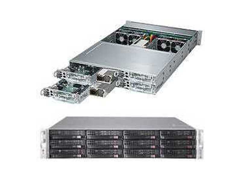 SYS-6028TP-HTTR  Supermicro SuperServer 2U 6028TP-HTTR, Dual Skt, 16x DIMM, on board C612, SATA3 RAID 0,1,10, 3x 3.5'' Hot-swap SATA, Dual port 10GBase-T, 1x PCIE 3.0 x16 LP; 1x ''0 slot'' (x16), R2000W