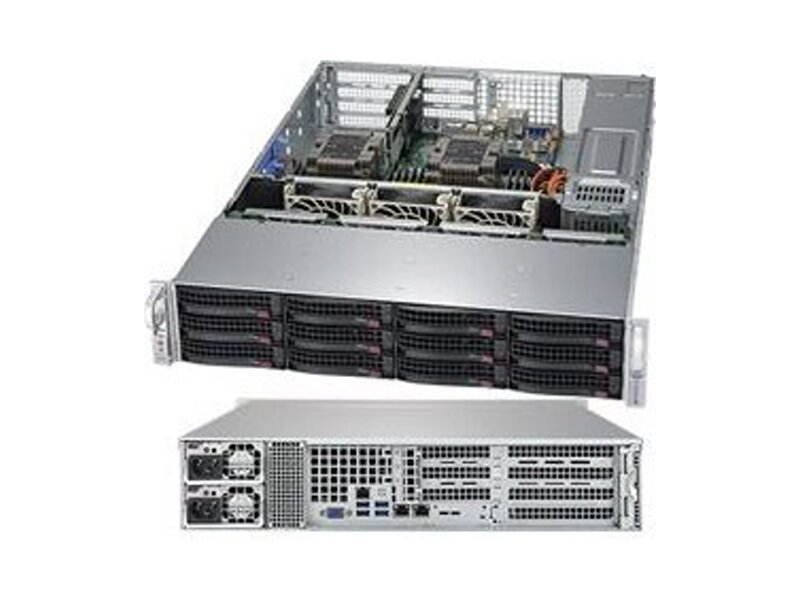 SYS-6029P-WTRT  Supermicro SuperServer 2U 6029P-WTRT noCPU(2)Scalable/ TDP 70-205W/ no DIMM(12)/ on board C622 RAID 0/ 1/ 5/ 10/ no HDD(12)/ 2x10GE/ 4xPCIEx8, 2xPCIEx16, 1xPCIExM2/ 2x1200W