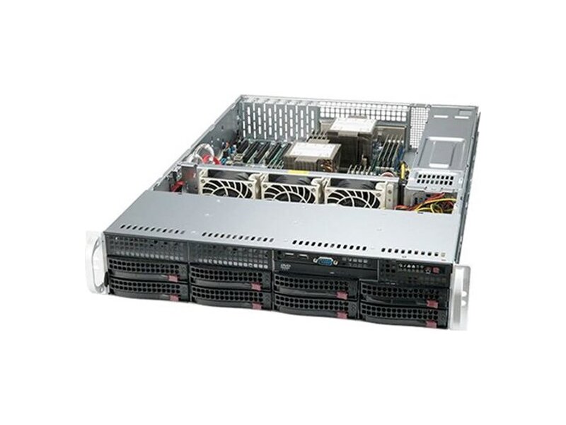 SYS-620P-TR  Supermicro SuperServer 2U 620P-TR LGA-4189, TDP 270W, Intel C621A, 18xDDR4, 8x 3.5'' hot-swap, SATA3 (6Gbps), 4xPCI-E 4.0 x16 LP, 2xPCI-E 4.0 x8 LP 2x1GbE LAN, 1xRJ45 IPMI, 4xUSB 3.0, 2xUSB 2.0, 1xVGA, 2 COM, 2x1200W