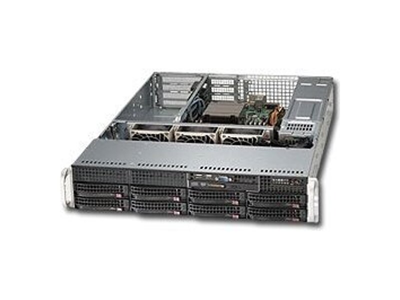 SYS-5027R-WRF  Supermicro SuperServer 2U 5027R-WRF Single Skt Xeon E5-2600, 8x DIMM, on board C602/ 8x 3.5'' Hot-swap, 2x GbE port, 4x PCI-E 3.0 x8 FH, 1x PCI-E 3.0 x8 LP, 500W RPS