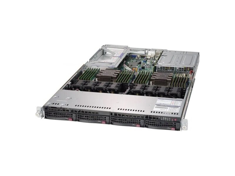 SYS-6019U-TRT  SuperMicro SuperServer 1U SYS-6019U-TRT 2xLGA3647 (up to 205W), iC621 (X11DPU), 24xDDR4, up to 4x3.5 HDD, 2x10GbE, 2x750W, 2x PCIEx16, 1x PCIEx8 LP, 1x PCIEx8 internal LP