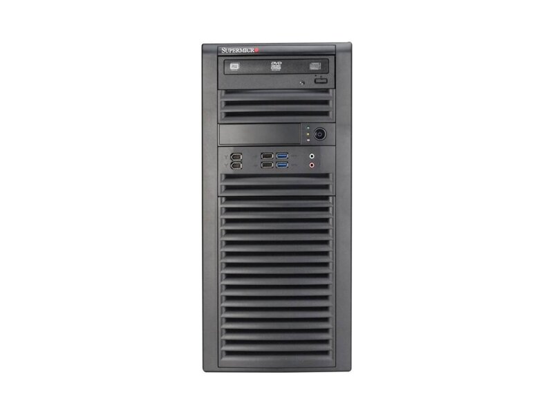 SYS-5038A-I  Supermicro SuperWorkstation Mid-Tower 5038A-I no CPU(1) E5-2600v4/ v3, E5-1600v4/ v3, 4thGenCorei7/ no DIMM(8)/ on board C612 SATA3(6G) RAID 0/ 1/ 5/ 10/ no HDD(4)/ 2xGE/ 4xPCIE3.0x16, 2xPCIE2.0x1(in x4)/ 900W