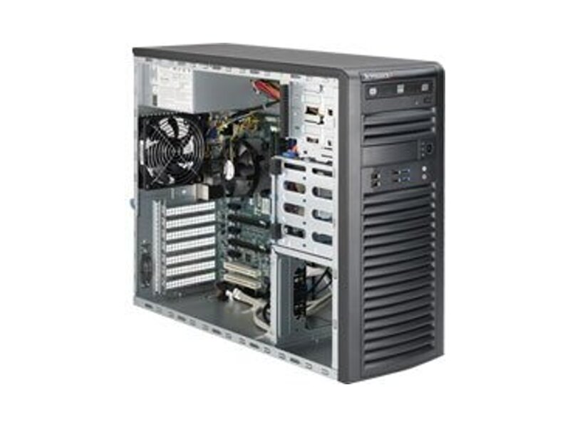 SYS-5038A-IL  Supermicro SuperWorkstation Mid-Tower 5038A-IL no CPU(1) E3-1200v3/ v4,4th/ 5thCorei7i5i3,Pent,Cel/ no DIMM(4)/ on board C226 SATA3 RAID 0/ 1/ 5/ 10/ int.HDD(4)/ 2xGE/ 2xPCIE3.0x16, 3xPCIE2.0x1/ 500W