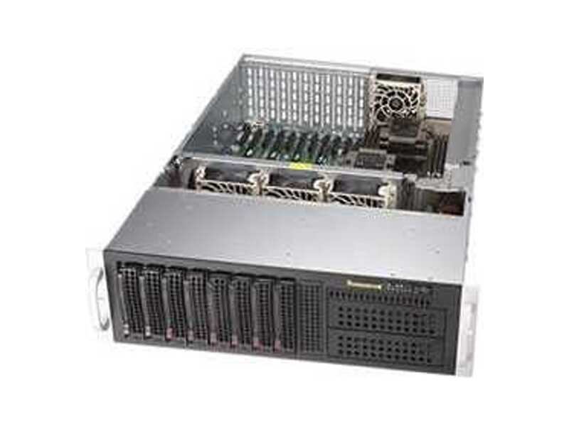 SYS-6039P-TXRT  Supermicro SuperServer 3U 6039P-TXRT, Dual Skt, 16x DIMM, on board C621, SATA3 RAID 0,1,5,10, 8 Hot-swap 3.5'', 2 PCIE 3.0 x16, 2 PCIE 3.0 x16 (or 4 PCIE 3.0 x8), 4 PCI-E 3.0 x8, 1 PCIE 3.0 x4 (in x8 slot), 2x 10GBase-T LAN, R980W