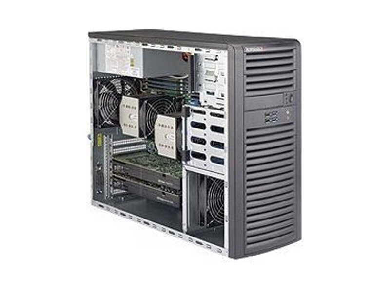 SYS-7038A-I  Supermicro SuperWorkstation Mid-Tower 7038A-I no CPU(2) E5-2600v4/ v3/ no DIMM(16)/ on board C612 SATA3(6G) RAID 0/ 1/ 5/ 10/ 4x3.5'' HDD int., 2x5.25'',1x 3.5'' int./ 2xGE/ 3xPCIE3.0x16, 2xPCIE3.0x8, 1xPCIE2.0x4(in x8)/ 7.1 HD Audio/ 900W 1
