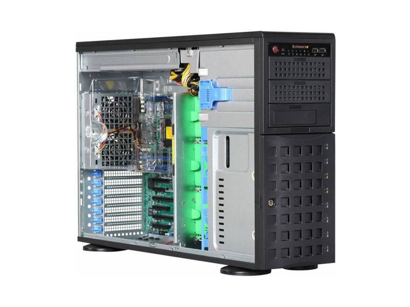 SYS-7048R-TR  Supermicro SuperServer 4U 7048R-TR no CPU(2) E5-2600v4/ v3/ no DIMM(16)/ on board C612 SATA3(6G) RAID 0/ 1/ 5/ 10/ no HDD(8)/ 2xGE/ 3xPCIEx16, 3xPCIEx8/ 2xR9200W 0