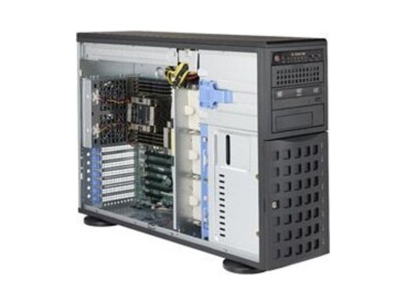 SYS-7049P-TR  Supermicro SuperServer 4U 7049P-TR no CPU(2) Scalable/ TDP 70-205W/ no DIMM(16)/ on board C621 SATA3(6G) RAID 0/ 1/ 5/ 10/ no HDD(8)/ 2xGE/ 4xPCIEx16, 2xPCIEx8/ 2xR1280W
