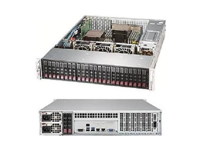 SSG-2028R-E1CR24H  Supermicro SuperStorage Server 2U 2028R-E1CR24H no CPU(2) E5-2600v3/ v4/ no DIMM(16)/ on board C612, SAS3 RAID 0/ 1/ 5/ 6/ 10/ 50/ 60 SATA3 RAID 0/ 1/ 5/ 10/ no HDD(24)/ 2x10GE/ 1xPCIEx16, 6xPCIEx8/ 2x920W