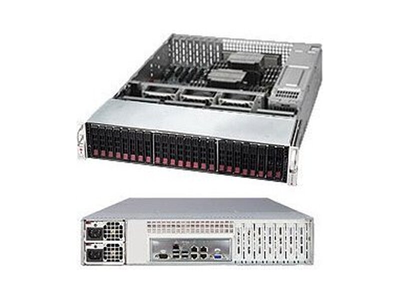 SSG-2028R-E1CR24N  Supermicro SuperStorage Server 2U 2028R-E1CR24N no CPU(2) E5-2600v4/ v3/ no DIMM(24)/ on board C612 SATA3(6G) RAID 0/ 1/ 5/ 10, SAS3(3108) RAID 0/ 1/ 5/ 6/ 10/ 50/ 60/ no HDD(24)/ 4x10GE/ 2xPCIEx16, 3xPCIEx8, 1xPCIEx4, JBODExpPort/ 2x920W
