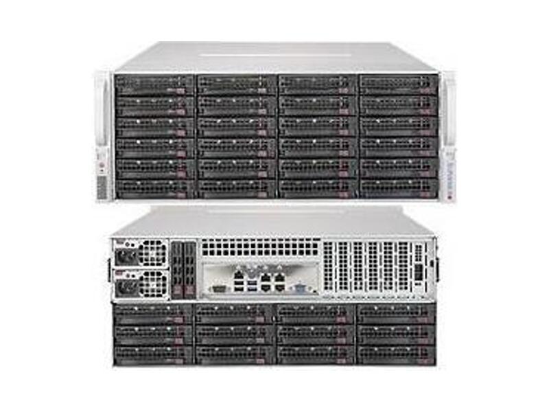 SSG-5048R-E1CR36L  Supermicro SuperStorage Server 4U 5048R-E1CR36L no CPU(1) E5-2600v3/ v4/ no DIMM(8)/ on board C612, SAS3 RAID 0/ 1/ 10/ no HDD(36)/ 4xGE/ PCIE 3x8 + 2x4 + 1x2/ 2x1280W