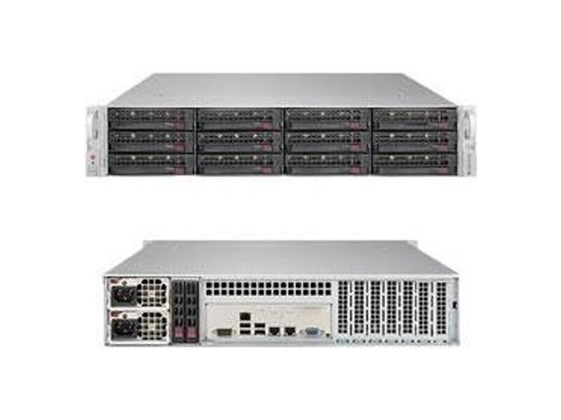 SSG-6029P-E1CR12H  Supermicro SuperStorage Server 2U 6029P-E1CR12H no CPU(2) Scalable/ TDP 70-205W/ no DIMM(16)/ on board C624 SAS3(3108) RAID 0/ 1/ 5/ 6/ 10/ 50/ 60, SATA3 RAID 0/ 1/ 5/ 10/ no HDD(12), opt.2 NVMe M.2/ 2x10GE/ 3xPCIEx16, 4xPCIEx8, JBODExpPort/ 2x1200W