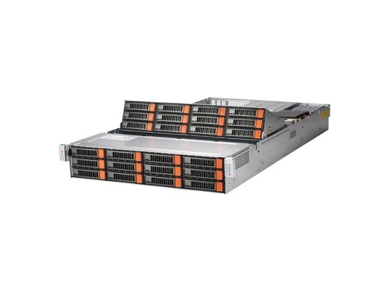 SSG-6029P-E1CR24L  Supermicro SuperStorage Server 2U SSG-6029P-E1CR24L 2x LGA3647 (up to 165W), 24x DIMM DDR4 2933MHz, 24x 3.5'' SAS3/ SATA3 (2 expander based backplane), 2x 2.5'' SAS3/ SATA3 rear, w/ o LAN, Broadcom 3008 SAS3, 2x 1600W