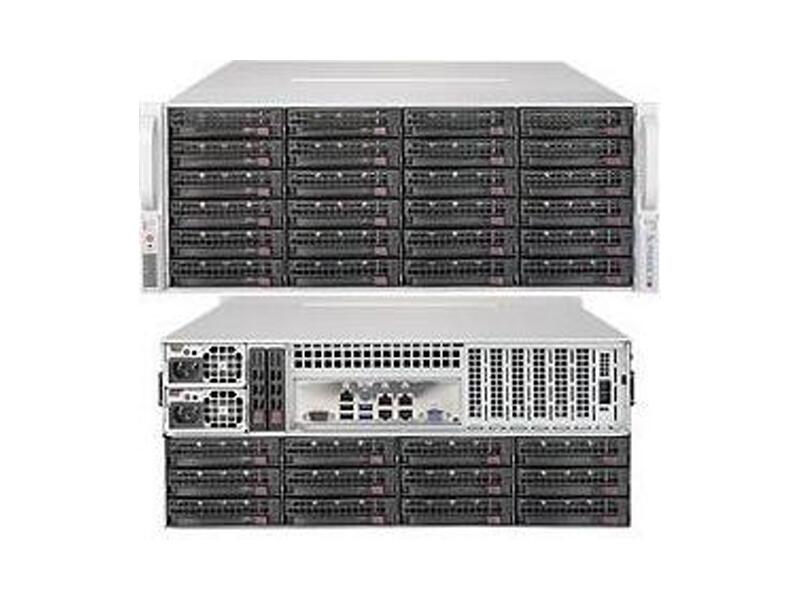 SSG-6048R-E1CR36L  Supermicro SuperStorage Server 4U 6048R-E1CR36L no CPU(2) E5-2600v3/ v4/ no DIMM(16)/ on board C612 SAS3(3008), SATA3 RAID 0/ 1/ 5/ 10/ no HDD(36), opt.2x2.5(rear)/ 2x10GE/ 1xPCIEx16, 6xPCIEx8, JBODExpPort/ 2x1280W