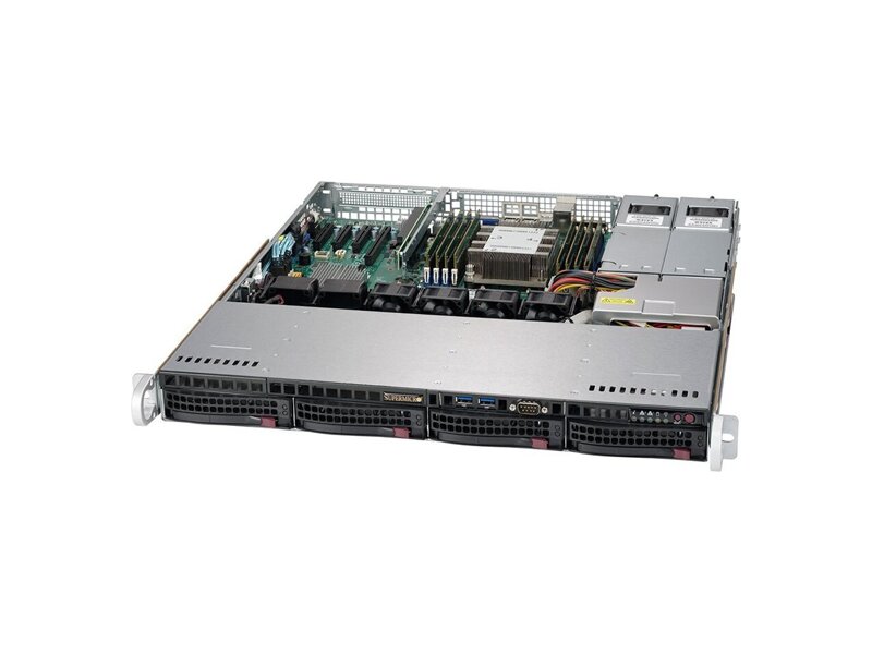 AS-1013S-MTR  Supermicro A+ Server 1U 1013S-MTR Single AMD EPYC/ no memory(8)/ on board RAID 0/ 1/ 5/ 10/ no HDD(4)LFF/ 2xGE/ 2x400W 0