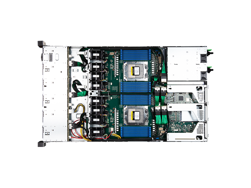 939-S311-002  Серверная платформа MSI S1206-01/ 1U/ 2x AMD EPYC 9004/ 9004/ 24xDIMM DDR5 6400 MHz/ 12x2.5'' U.2 PCIe 4.0 NVMe/ HS/ 2xM.2 2280/ 2xPCI-E Gen5 x16 HHHL/ PCI-E Gen3 x16/ OCP 3.0/ 4xUSB/ VGA Port/ 2x1000Base-T/ 2x1300W 1