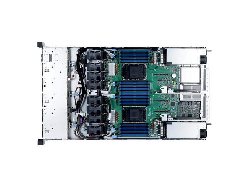 939-S369-003  Серверная платформа MSI S5062X170RAU12/ 1U/ 2x Intel Xeon 6700E/ 6700P/ 6500P/ 32xDIMM DDR5 6400 MHz/ 12x front 2.5'' U.2 PCI-E Gen5 x4 NVMe/ 2x rear E1.S 9.5mm PCI-E Gen5 x4 NVMe/ 2x2280/ 22110/ 2xPCI-E Gen5 x16 FHHL / OCP3 NIC Mezzanine/ 3xUSB/ miniDP/ 1 1