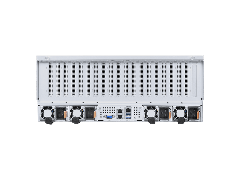 939-S383-01S  Серверная платформа MSI G4201-HE/ 4U/ 2x Intel Xeon Scalable 4/ 5th Gen/ 32xDIMM DDR5 5600 MHz/ 12x3.5''/ 2.5''/ HS/ 2xU.2 PCI-E Gen 4 NVMe/ 10xSATA 6G/ 2xM.2 2280/ 22110/ 9xPCI-E Gen5 x16 FHFL/ PCI-E Gen4 x16 FHFL/ 4xUSB/ VGA Port/ 1000Base-T / 4x2700W 2