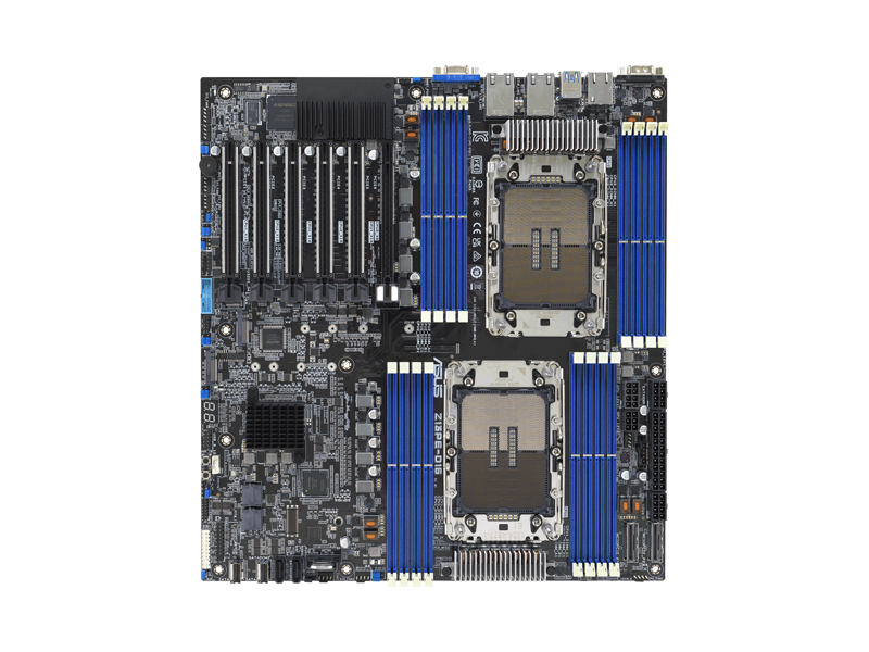 90SB0CA0-M0UAY1  Материнская плата ASUS Z13PE-D16/ eATX/ 2xIntel Xeon Scalable 5th Gen/ 16xDIMM DDR5 5600 MHz/ C741/ 10xSATA 6G/ 2xM.2 2280/ 22110/ PCI-E Gen5 x8/ 5xPCI-E Gen5 x16/ 4xUSB/ VGA Port/ 2xRJ45/ MLAN